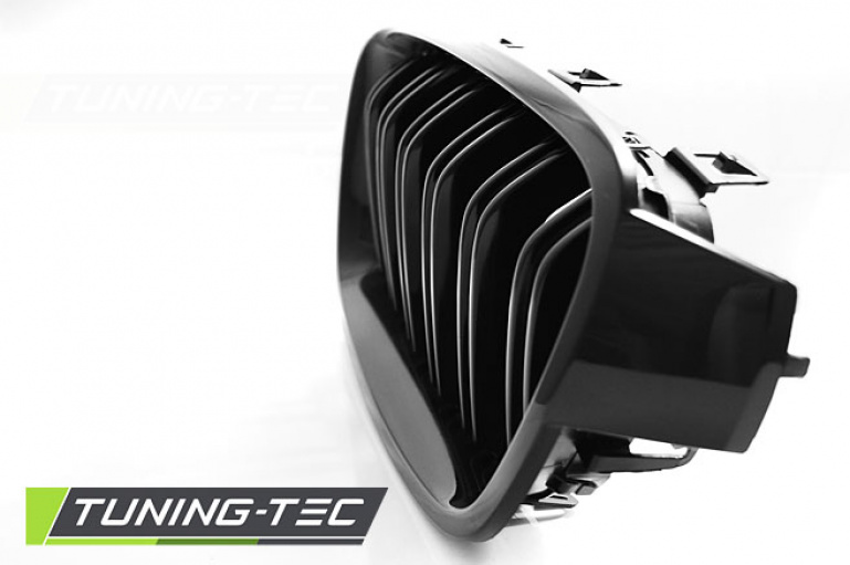 Upgrade Sportgrill Nieren für BMW 3er F30/F31 Limousine/Touring 11-18 Hochglanz schwarz in Doppelsteg Design